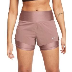 Nike Dri-FIT Swift Mid-Rise 2 in 1 3 Running Short Built In Brief Womens XL NEW